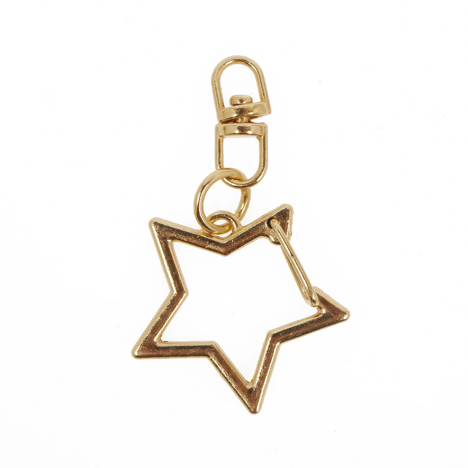 10PCS Alloy Keychain, Star Clasp Key Chain, Star Key Rings, Star Lobster Swivel Clasp, Snap hook, Multiple colors 103663