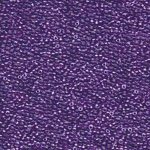 15-1531, Miyuki Sparkle Purple Lined Crystal