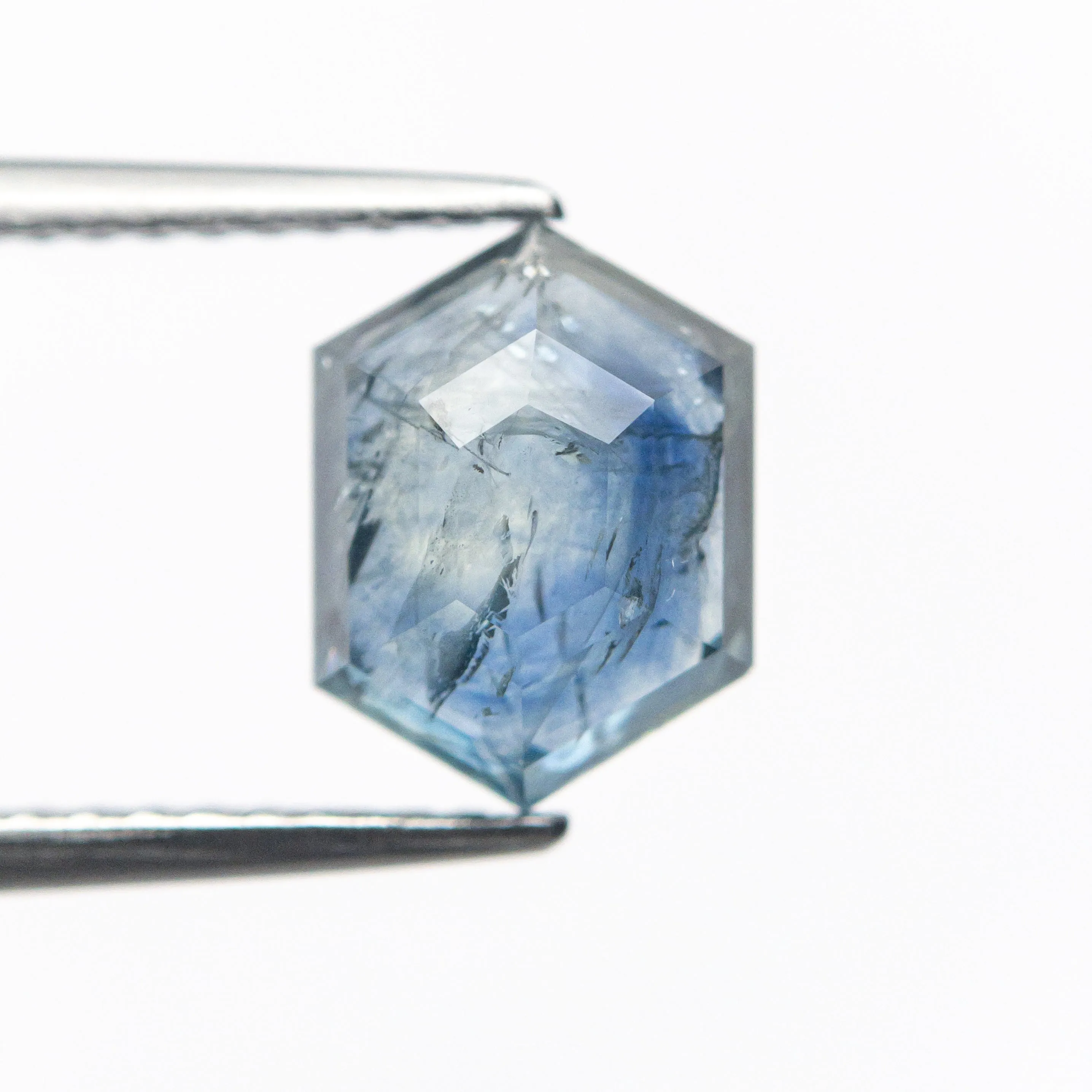 2.15ct 8.65x6.49x3.69mm Hexagon Rosecut Sapphire 21603-20