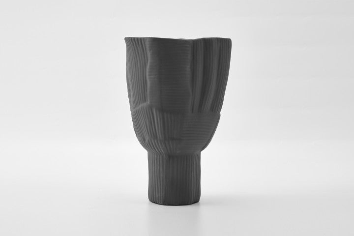 A The Foundry House Umi Vase Ebony