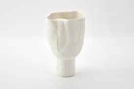 A The Foundry House Umi Vase Ivory