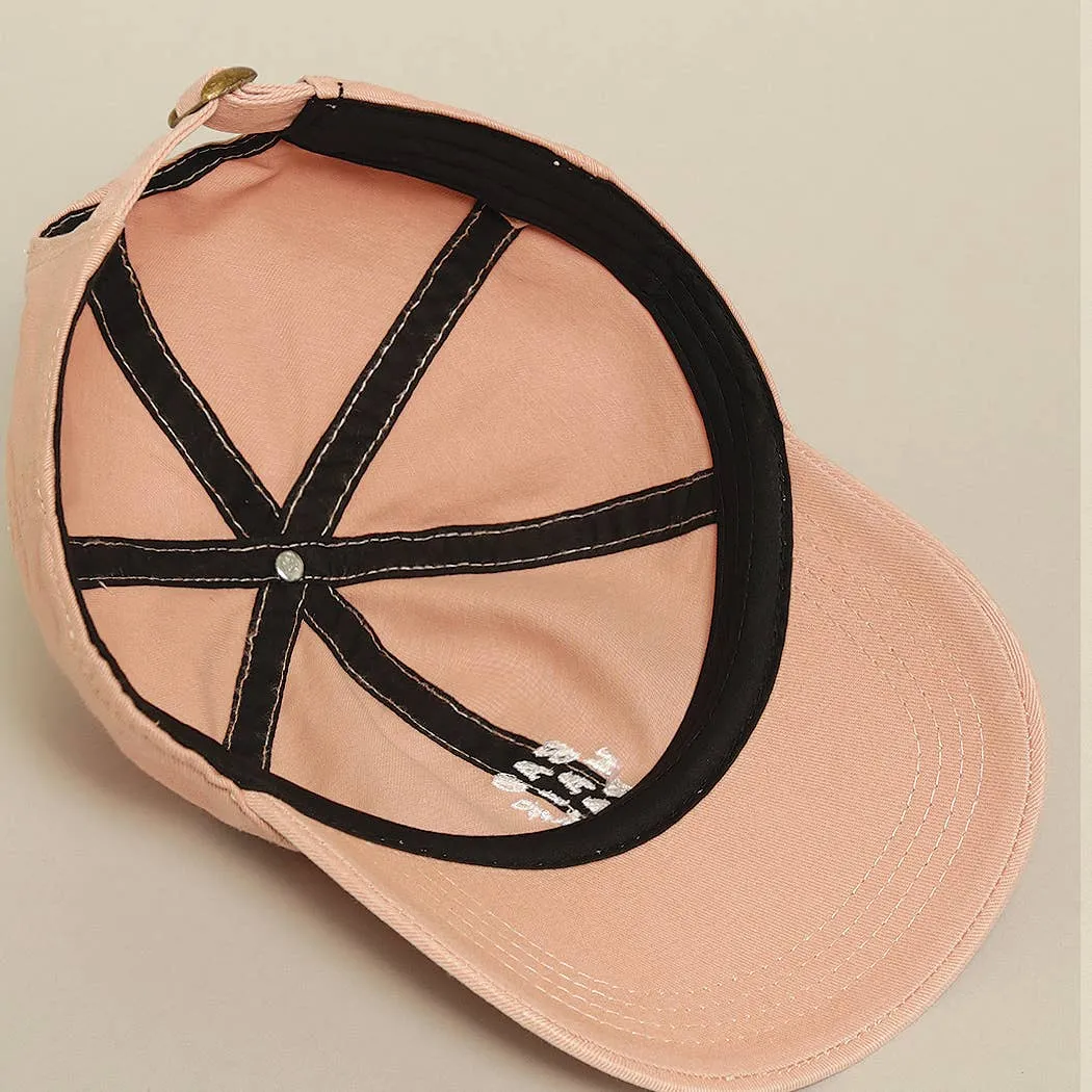 Bad Hair Day Embroidered Cotton Baseball Cap