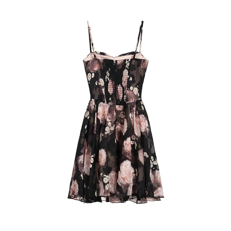 Blossom Black Dress