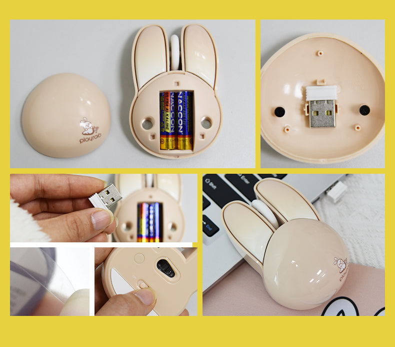 Cute Bunny Wireless Mouse - Kimi