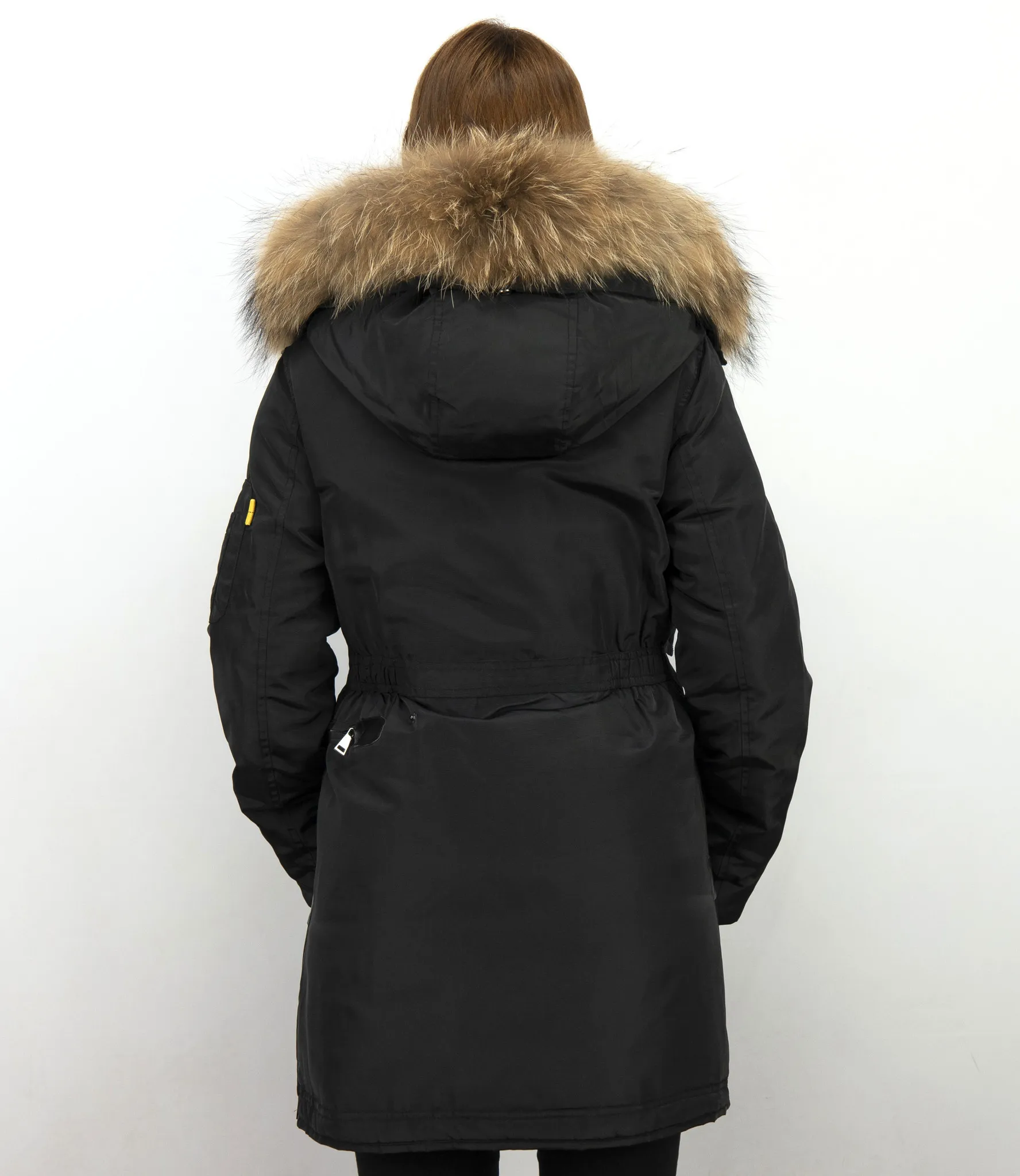 Fur Collar Parka WinterJacket Ladies Long