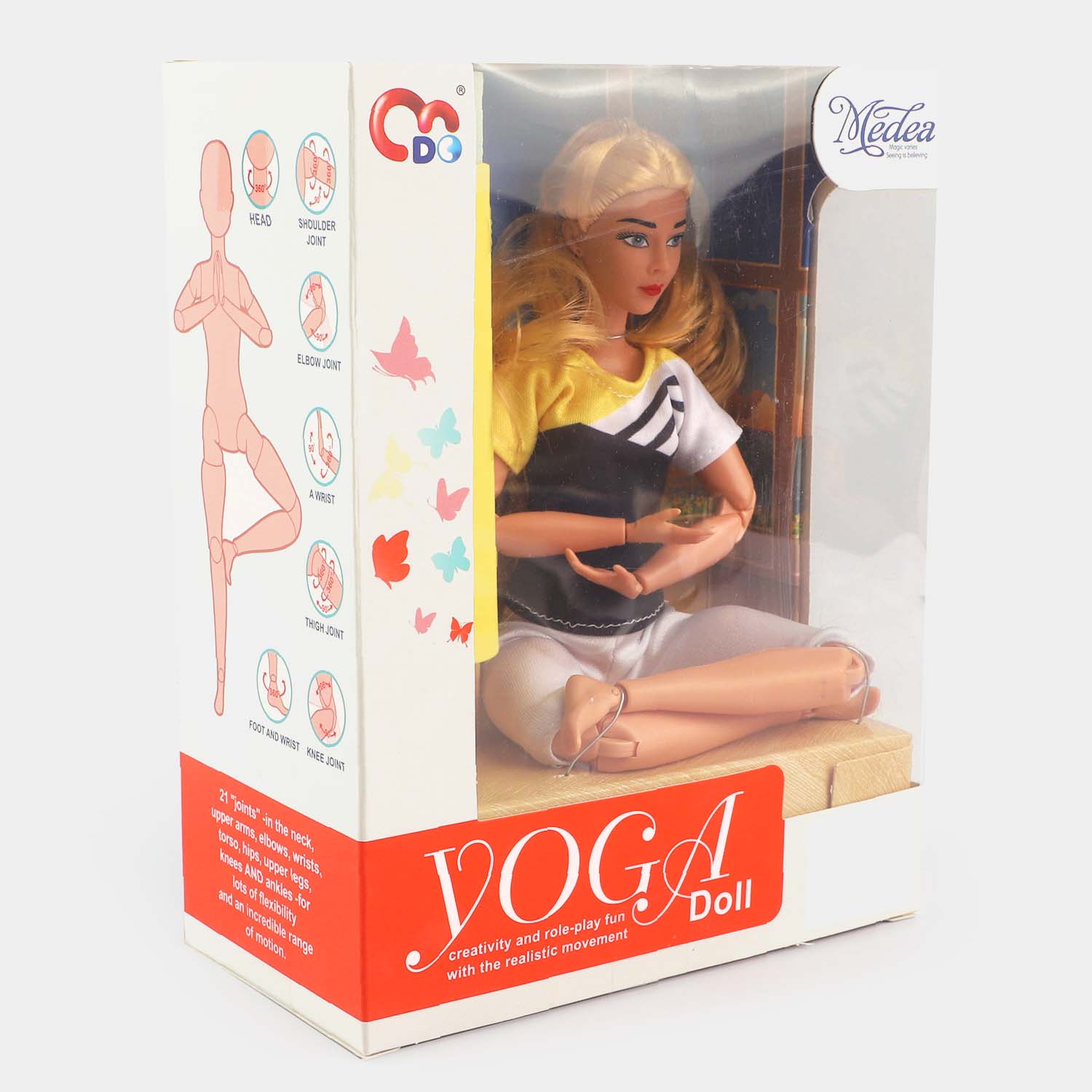 Gymnast Doll Practices Yoga Fitness