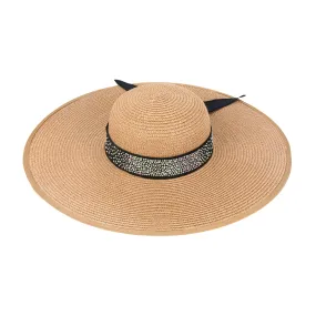 Kate Designer Beach Hat in Beige