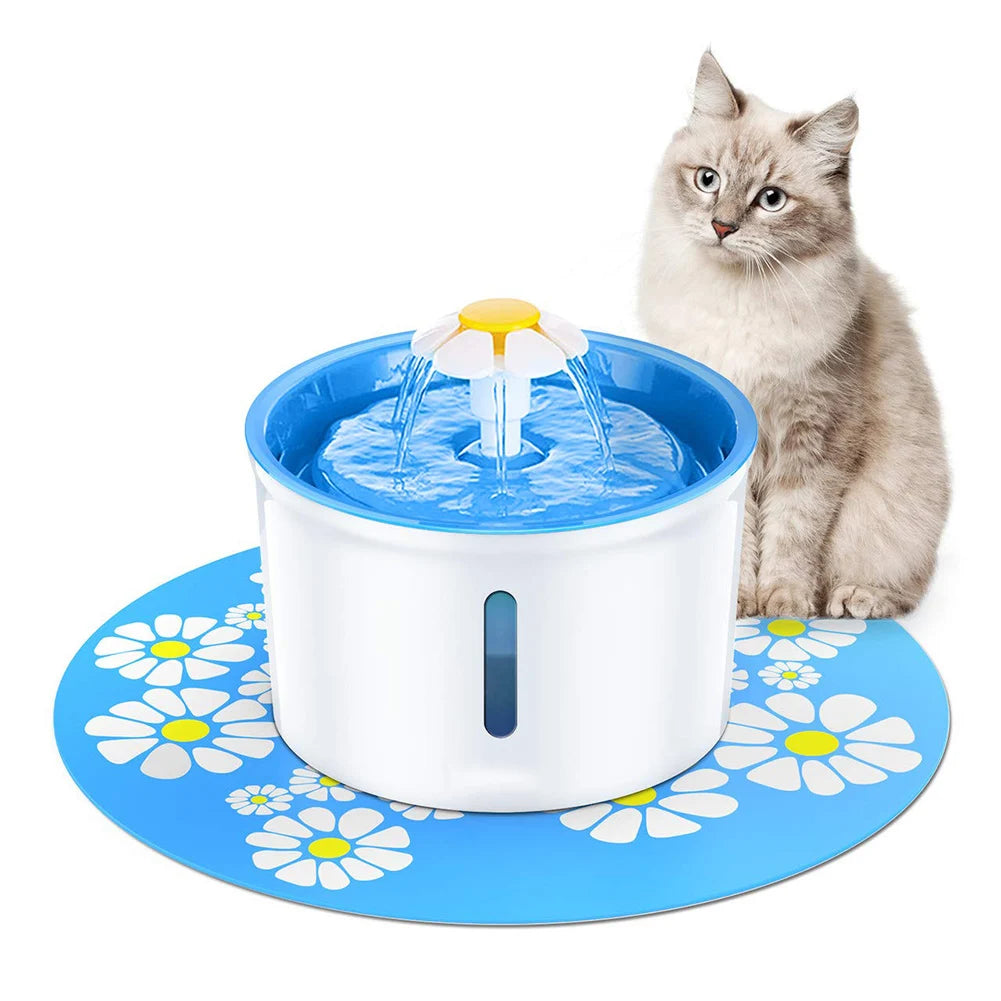 Keep Your Cat Hydrated and Healthy with Our Electric Cat Water Fountain - with Auto Filter and Mute Function, USB Powered for Ea