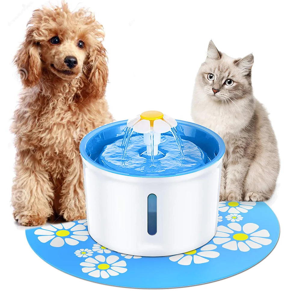 Keep Your Cat Hydrated and Healthy with Our Electric Cat Water Fountain - with Auto Filter and Mute Function, USB Powered for Ea