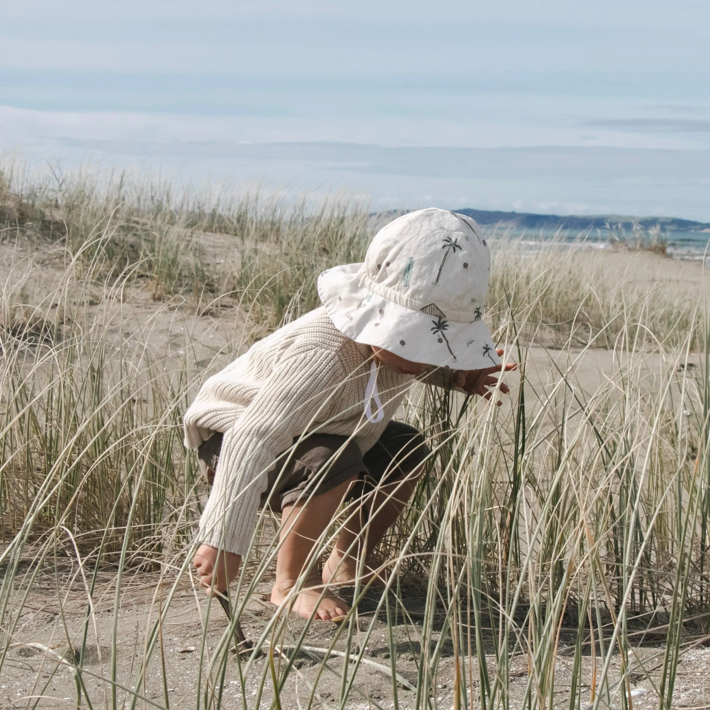 Linen Sunhat - At the Beach