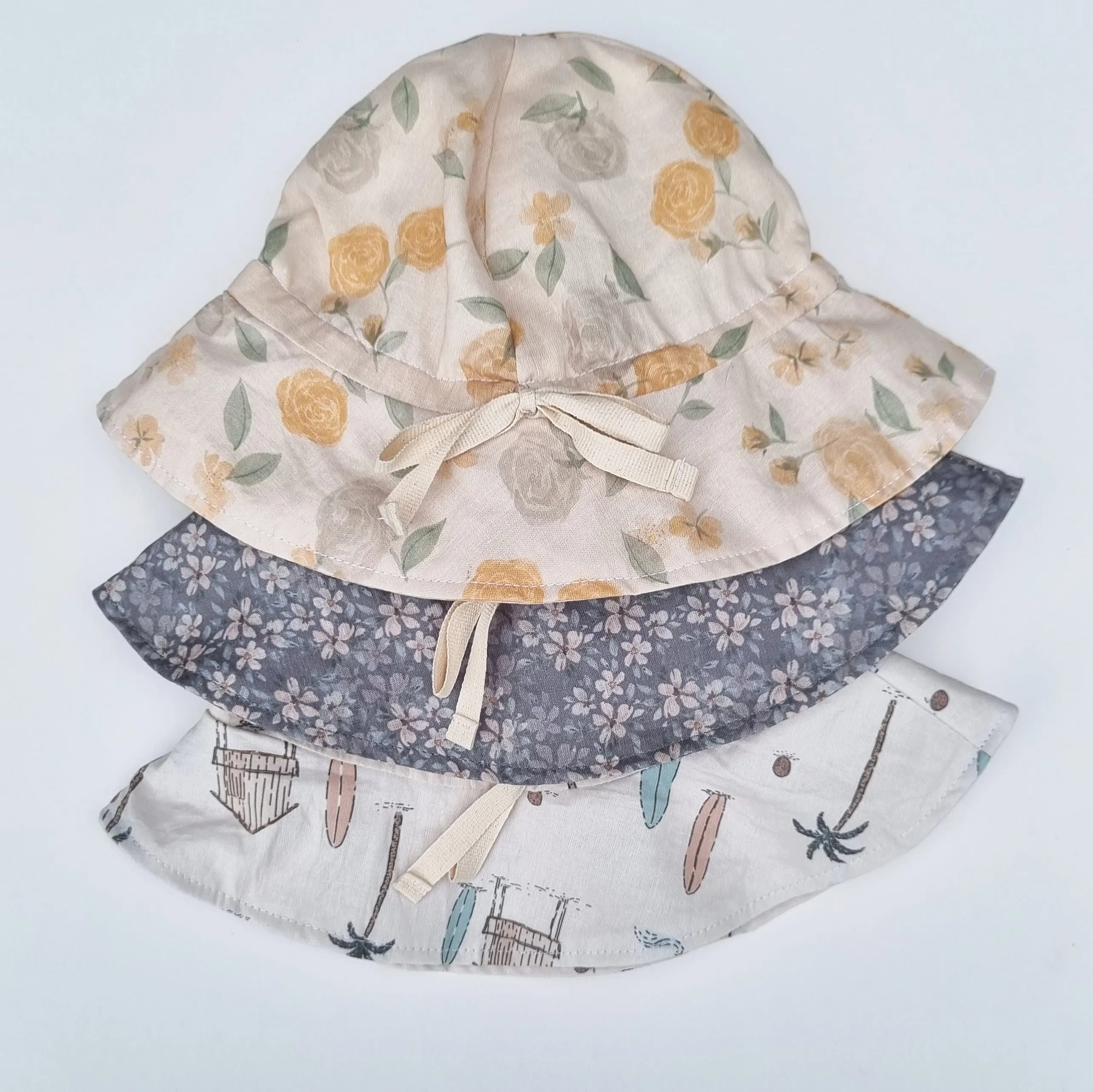 Linen Sunhat - At the Beach