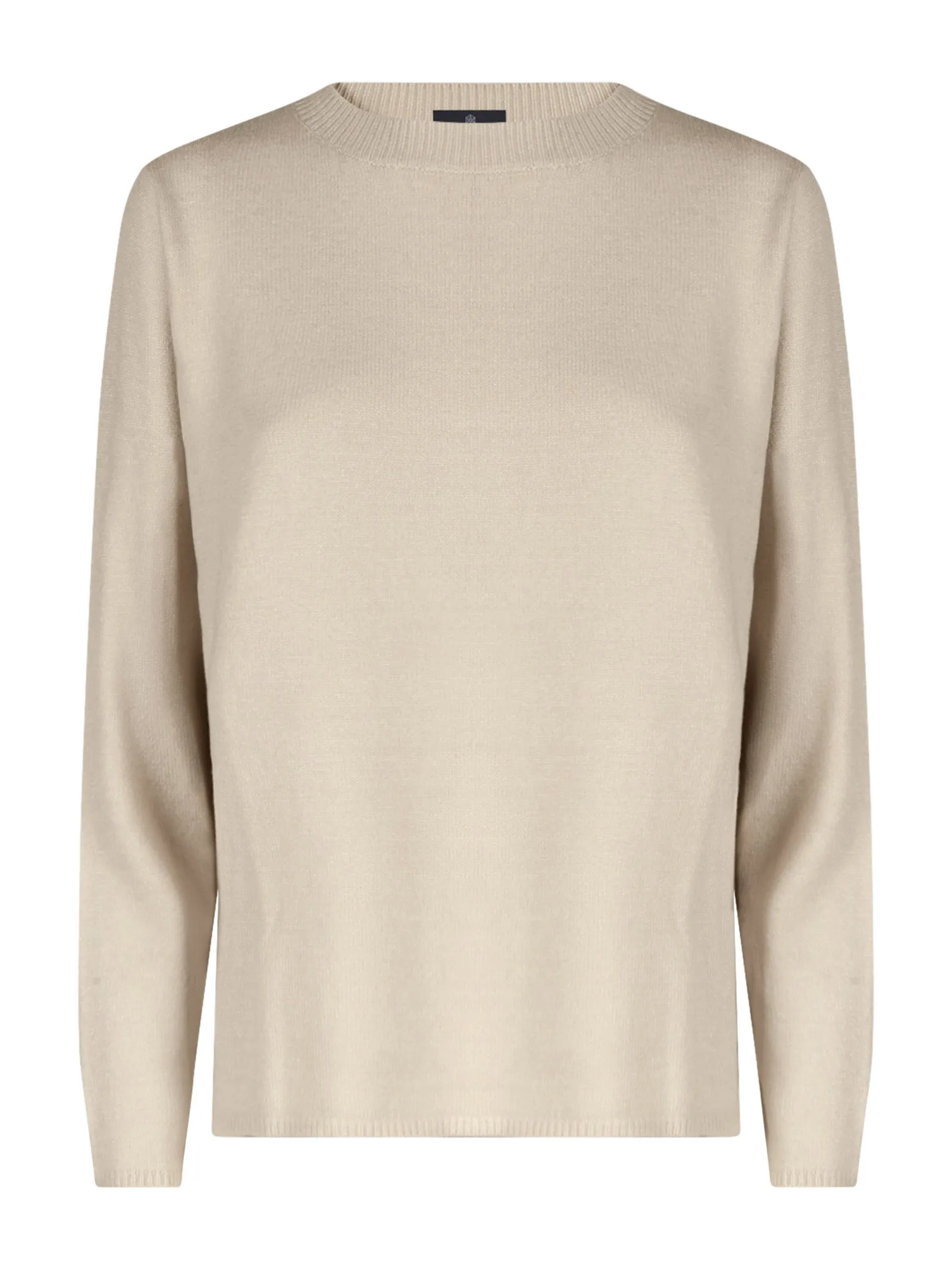 Maglia girocollo in filato Winter Basic - Champignon