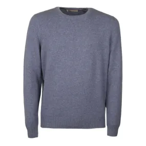 MAGLIA IN CASHMERE Uomo Azzurro