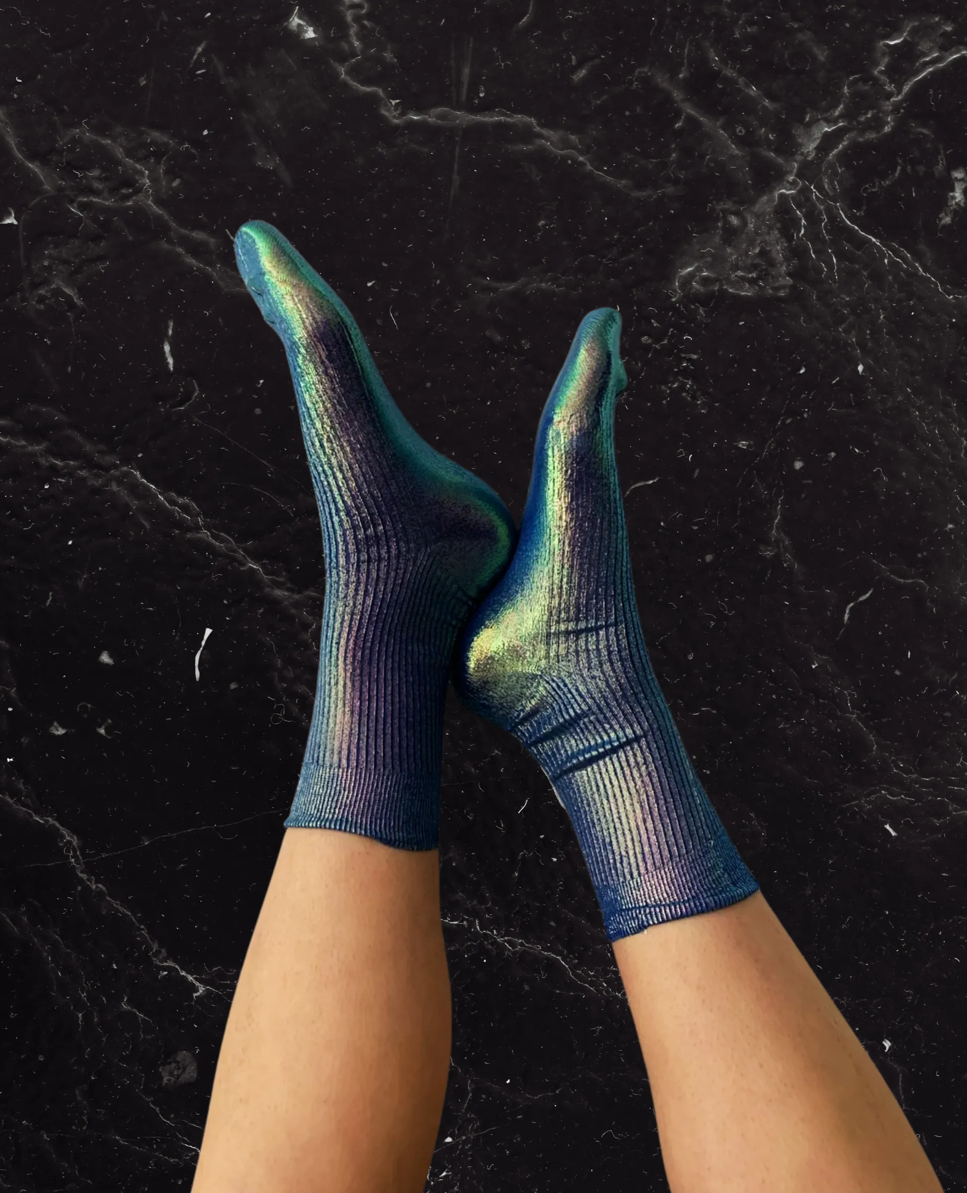 Maria La Rosa Bluette Silk Socks