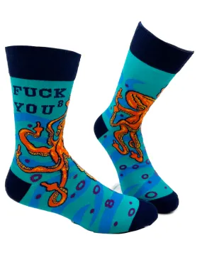 Men's Fuck You To The Eight Crew Socks