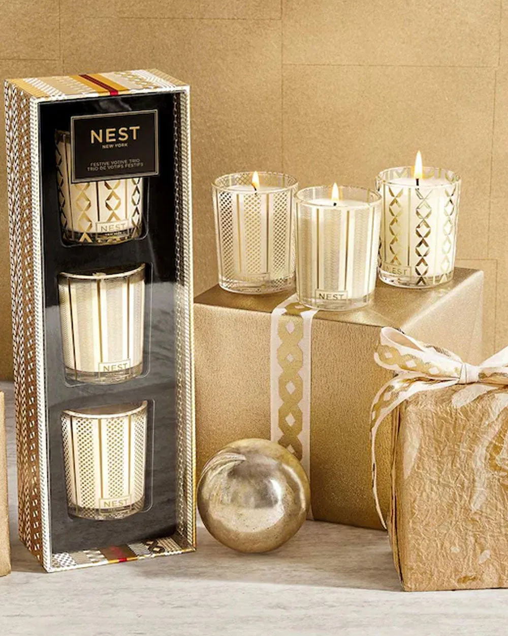 Mini Festive Candle Set