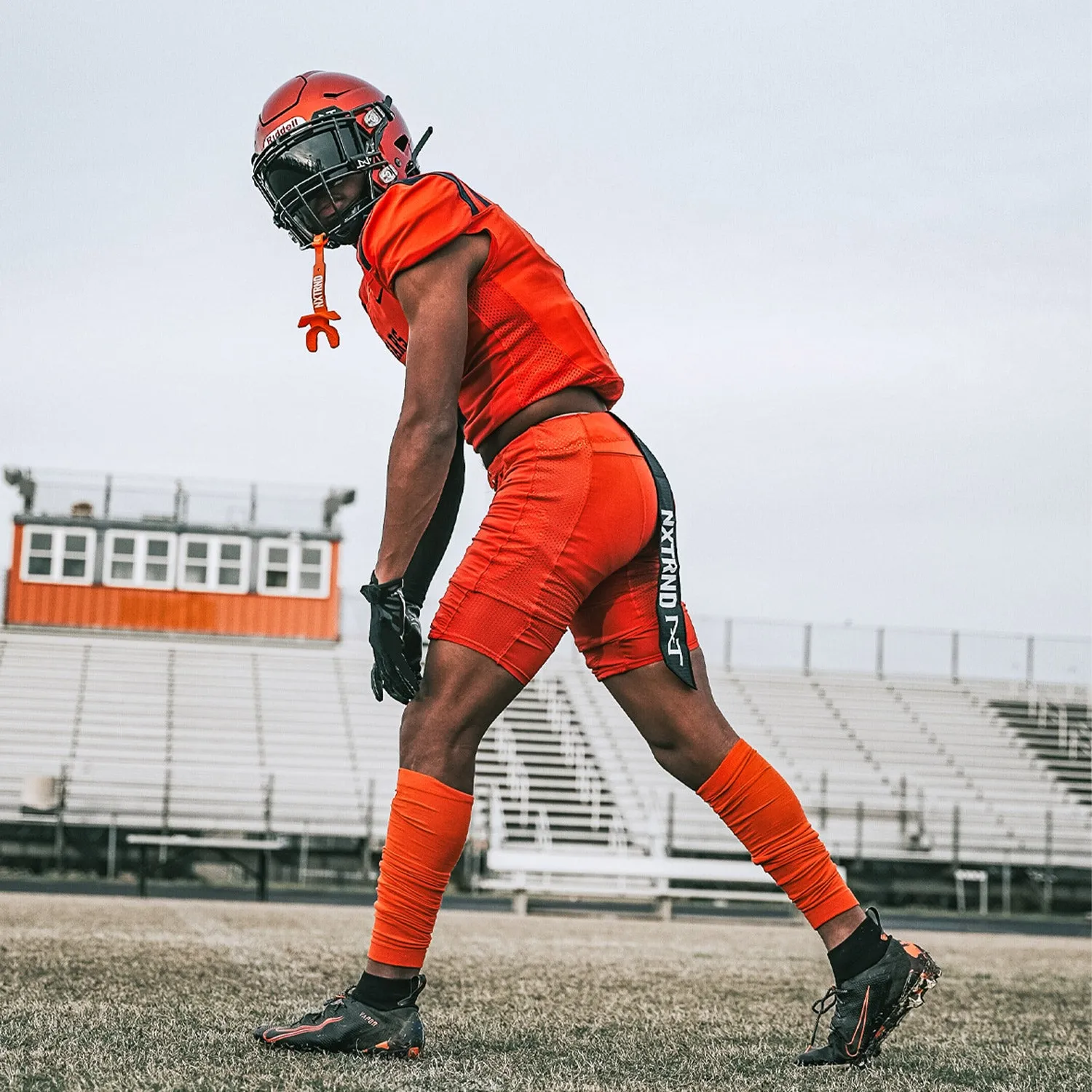 NXTRND Scrunch Football Leg Sleeves Orange