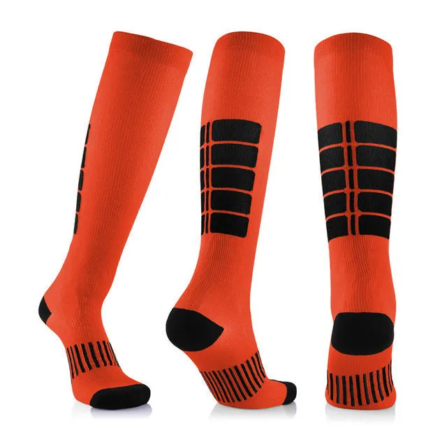 Orange Blood Circulation Promotion Slimming Compression Socks for Men