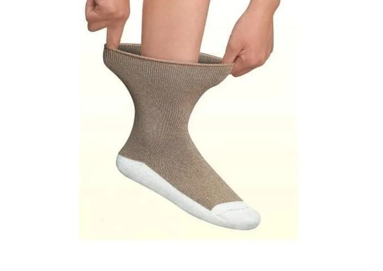 Padded Sole Socks - Dark Brown