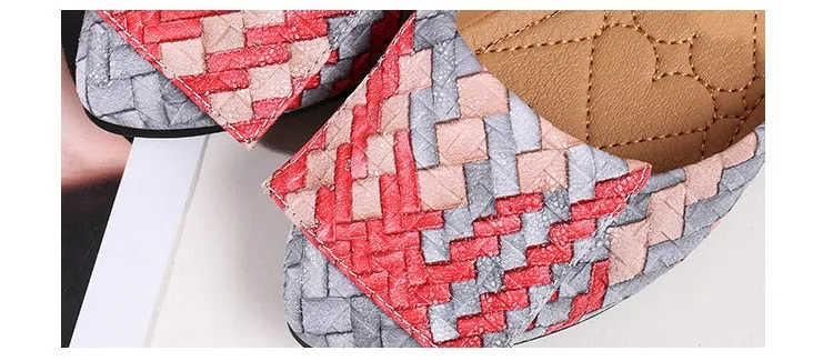 Patchwork Weave Flat