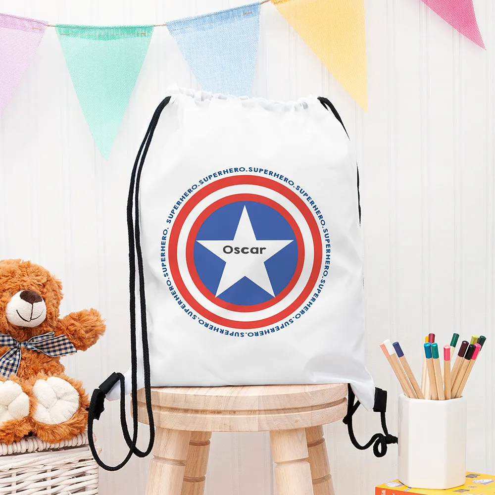 Personalised Superhero Waterproof Swim Bag