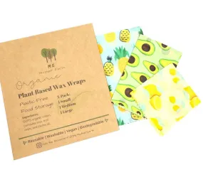 Plant Based Wax Food Wraps 3-pack