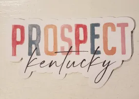 Prospect Vinyl Stickers