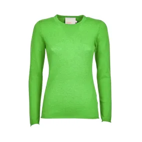 PULL SARAH Woman Vert Fluo 