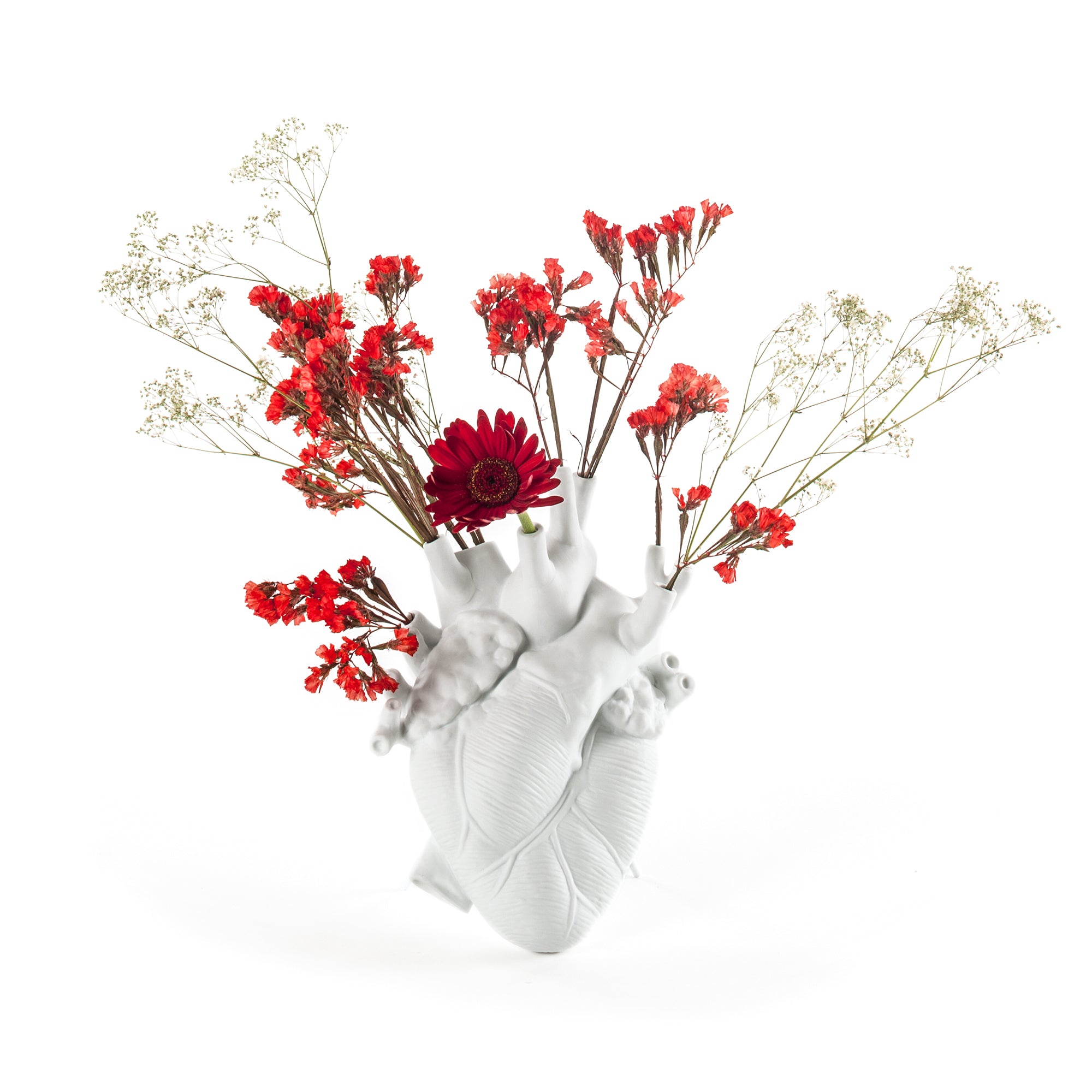 Seletti Love In Bloom Heart Vase