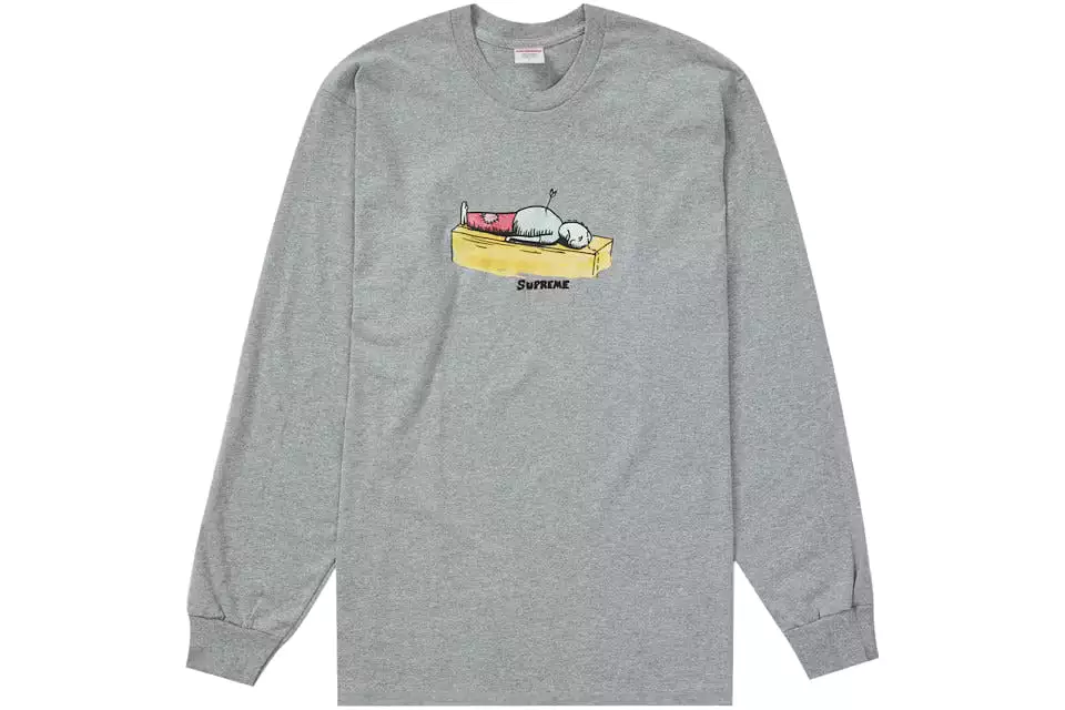 Supreme Neil Blender Arrow L/S Tee Grey