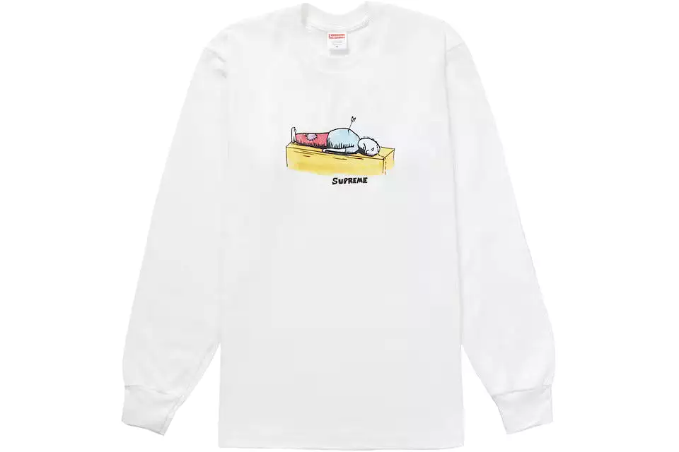 Supreme Neil Blender Arrow L/S Tee White