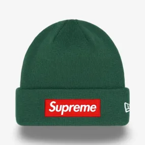 Supreme x New Era Beanie 'Box Logo' Dark Pine FW22