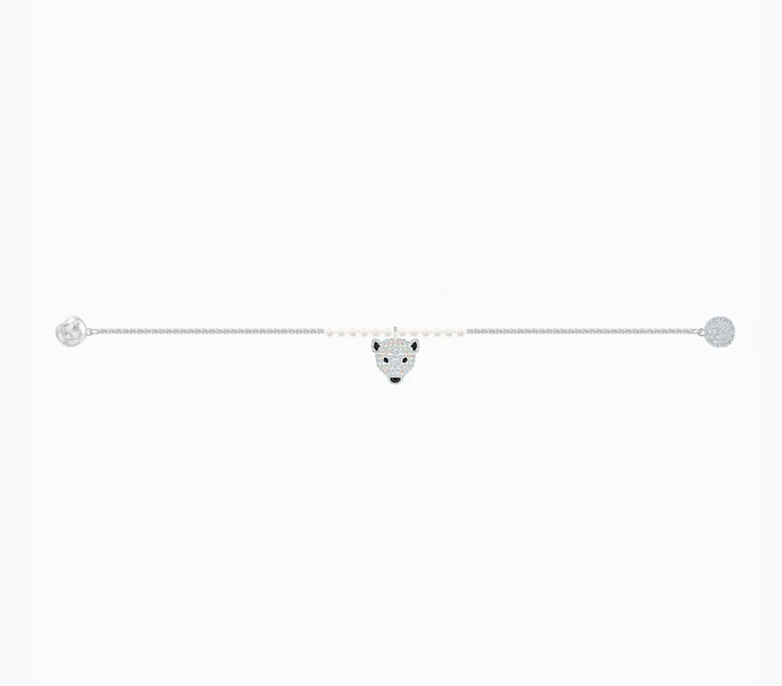 Swarovski POLAR BESTIARY BRACELET, White, Rhodium -5493706