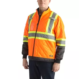 Terra Hi-Vis Lined Freezer Work Jacket 116505 - Orange