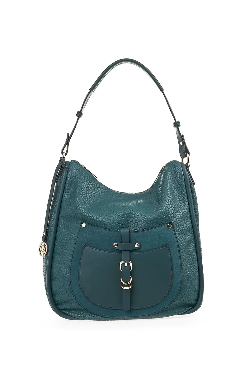 VERDE FASHION | Borsa trama pitonata