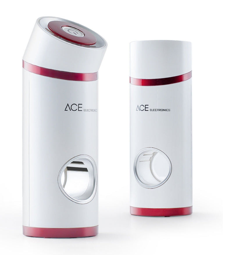 White ACE Electronics Air Purifier AEC-8700 USB Charging Interior Car Cleaner Dust Refresher Gifts