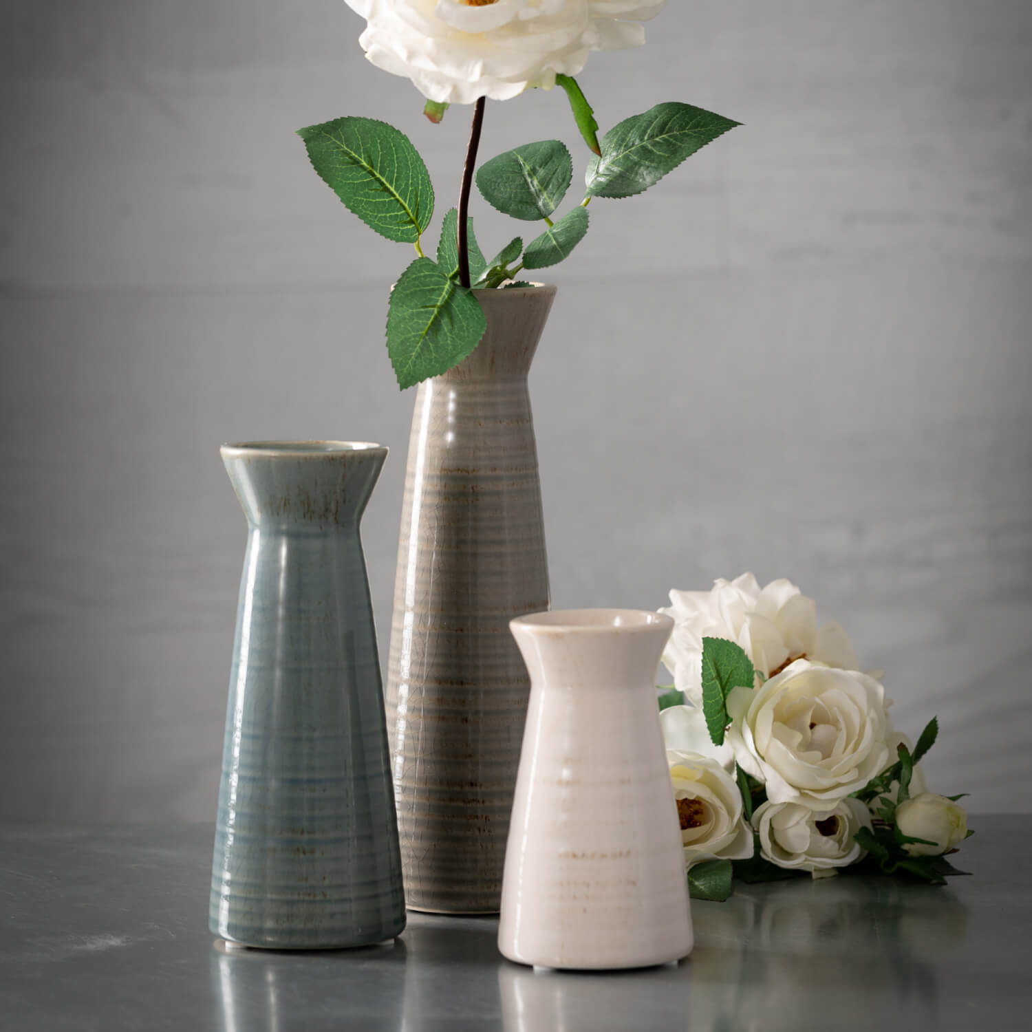 Wide Mouth Vase Set Of 3