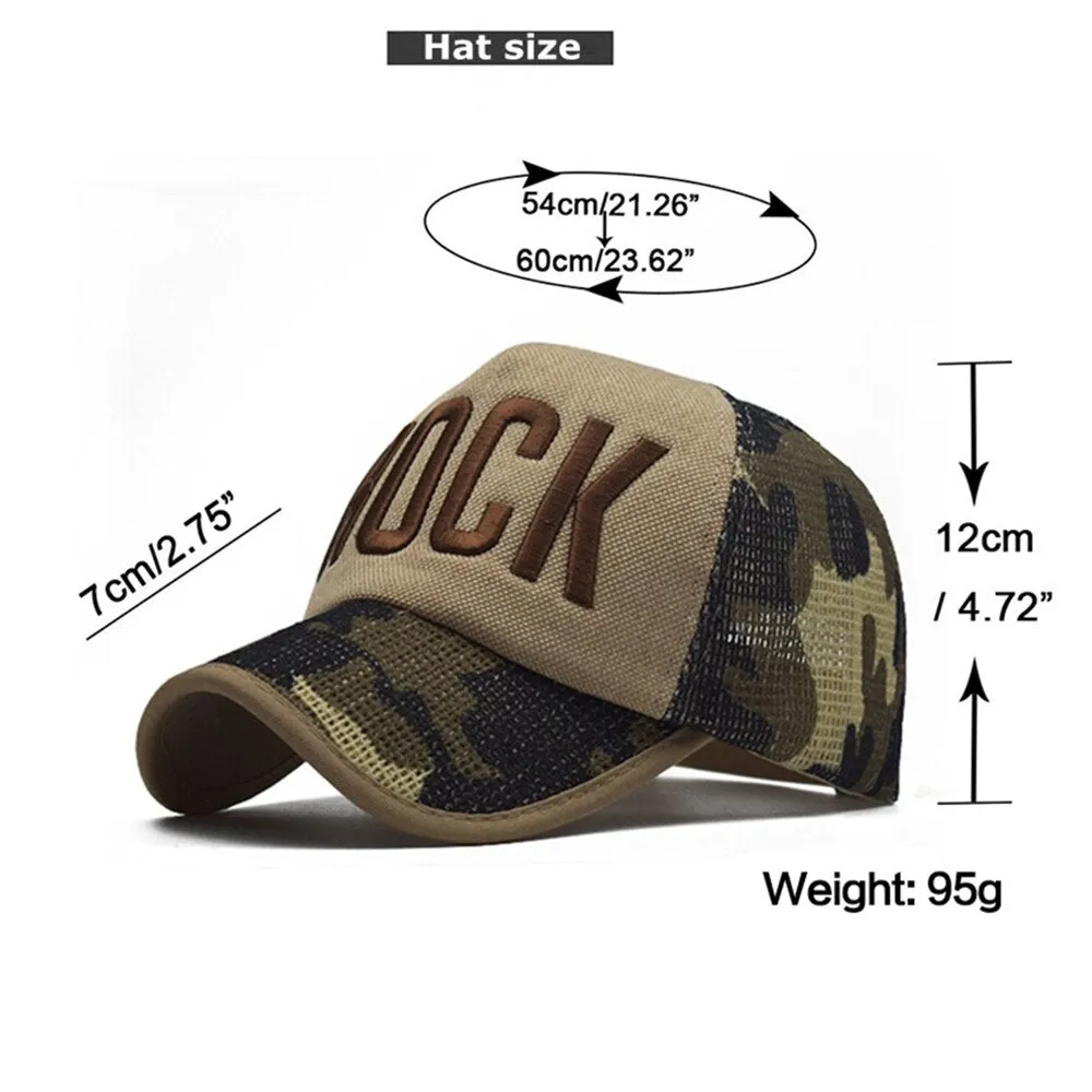 Winter Fashion Unisex Cotton Camouflage Streetwear Trucker Baseball Cap