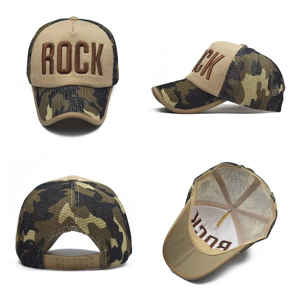 Winter Fashion Unisex Cotton Camouflage Streetwear Trucker Baseball Cap